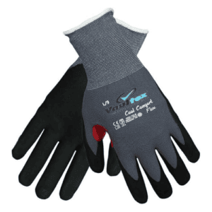 Nitrile Foam Coated Gloves with Thumb Crotch, Large