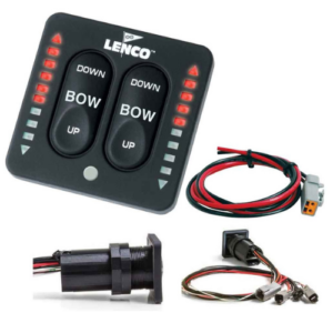 LENCO MARINE - 15170-001 Lenco LED Indicator Integrated Tactile Switch Kit w/Pigtail f/Single Actuator Systems