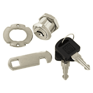 Lock Body for Central Lock, Key Different No. N66T, Zinc Alloy, Cylinder Dia 16.5 mm, Length 20 mm
