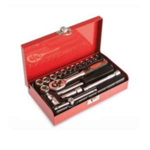 Box Spanner Socket Set 4 - 14 mm, 1/4" Drive
