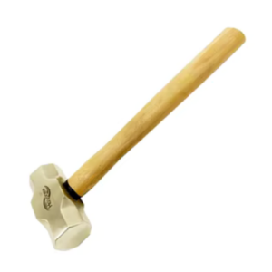 BRASS HAMMER 5LBS WOOD HANDLE