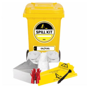 Oil Spill Kit With Bin -120Ltr, With Gumboot Steel Toe Type