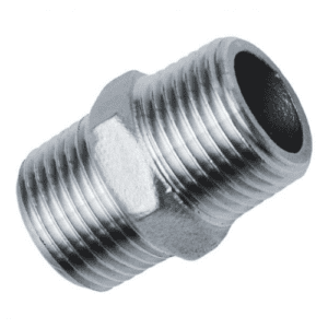 Galvanised Male Threaded Pipe Connector 1/2" x 1/2"