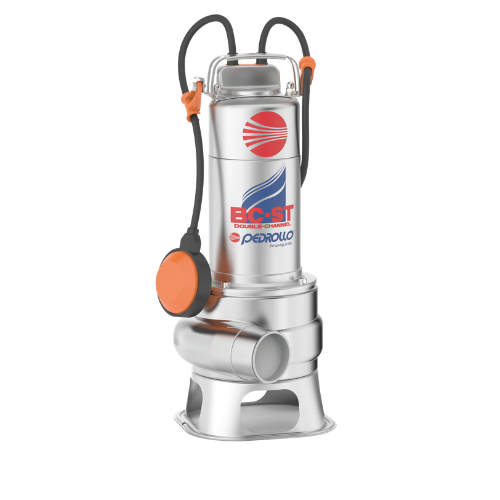 Pedrollo Stainless Steel Submersible Sewage Pump 0.75 kW - BCM 10/50-ST
