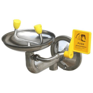 Esnico Wall Mounted Eye Wash Station, Stainless Steel 304