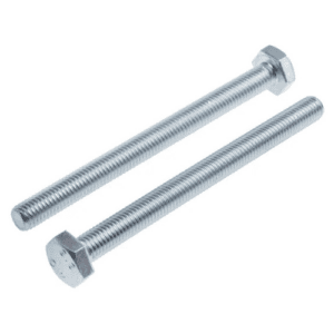 Hex Head Bolt M10 x 120mm, Grade 10.9, Carbon Steel, GI, DIN 933