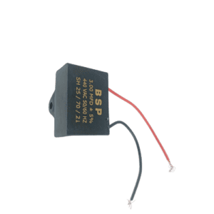 Ducap Capacitor Black Square Wire Type 3MFD