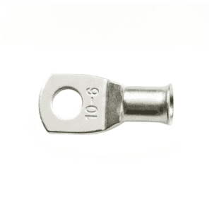 10 x 6mm copper ring lugs