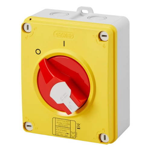 Gewiss Isolator Switch 16A 4 Pole 400V