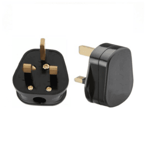 Volex 3 Pin Plug, Black