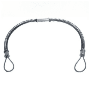 SAFETY CABLE FOR AIR HOSE 1/2" to 1-1/4" 1/8" DIA 125 PSI