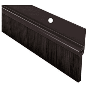 Aluminum Door Seal brush, Brown 120 CM
