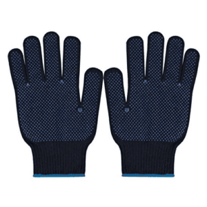 Protective Multi-Fit Mechanic Cotton Dotted Gloves - Size 9L