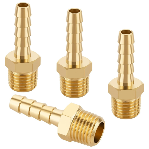BRASS QUICK COUPLING MALE THREAD 1/4