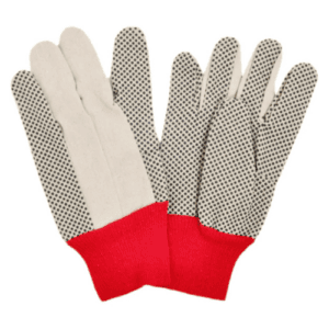 COTTON GLOVES WHITE DOTTED