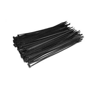 HellermannTyton T30R-PA66-BK Cable Tie, Non-Releasable, 150 mm x 3.5 mm, Black Polyamide 66, Packet of 100