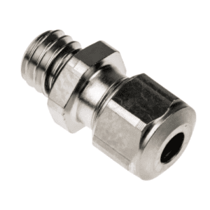 SES Sterling A1 Series Nickel Plated Brass Cable Gland, M6 Thread, 2.5mm min., 3mm max.