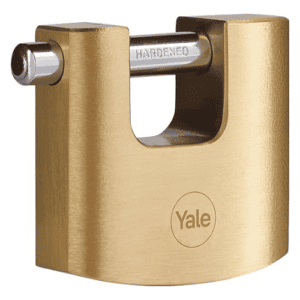 Yale Brass Padlock, 10mm Shackle, 70mm Body