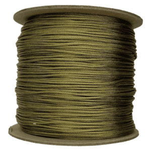 Paracord Rope 4mm, 12 Strand, Parachute Spool Cord, 1000ft/Roll