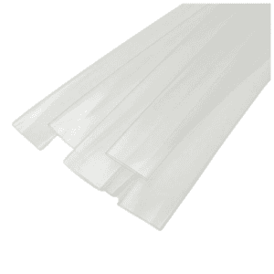 Transparent Shrinkable Flat Tubes (L:1m W:28mm)