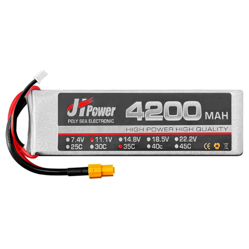 3S LiPo Battery 11.1V 4200mAh 35C XT connector