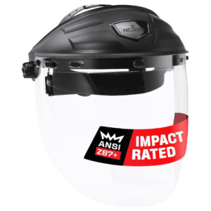 NoCry Safety Face Shield for Grinding and Cutting (FaceArmor Pro)