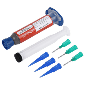 Sn42/Bi58 Solder Paste, No-Clean, for Electronics / PCB