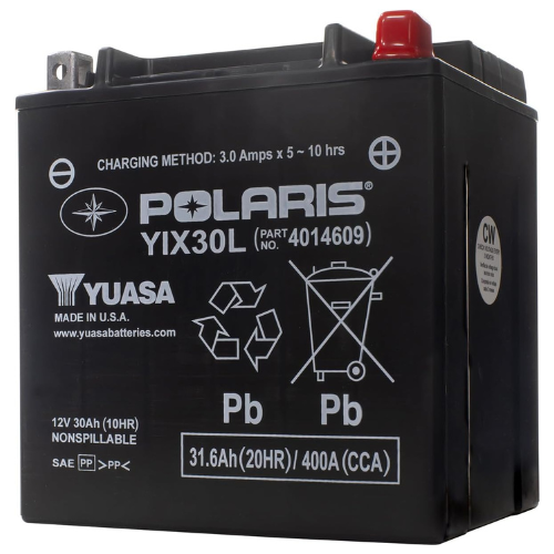 Polaris ATV/UTV/Snow/Slingshot Battery 12 Volt AGM, 401460