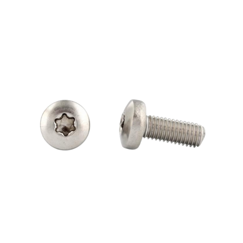 Hexalobular (6 Lobe) Socket Pan Head Screw M2x10, Stainless Steel A4, Fully Threaded
