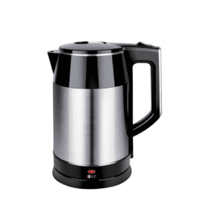 Electric Kettle 2.7 L, 1800 W, Double Layer Body, 360° Cordless Base, Stainless Steel
