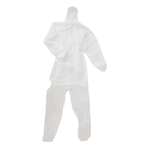 Coverall, White, Disposable, 50 GSM