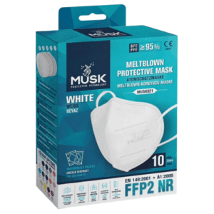 5 Layer Meltblown Protective Mask for Adults (Individually Packed, Pack of 10)