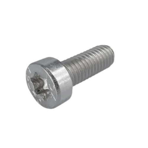 Screw, Hexalobular Socket Low Head Cap, M3 x 6, Steel Grade 8.8, Zinc Plated, Full Thread, ISO 14580