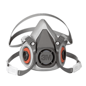 RESPIRATOR ASSY,HALF FACE 6200,P100 FLTR