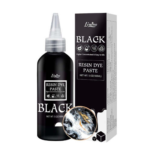 Black Epoxy Resin Pigment Paste - 3.4 Fl.Oz / 100Ml High Concentrated Dye