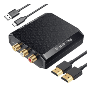 WENTER AV to HDMI Converter, 1080P RCA Composite to HDMI Adapter, Mini Analog CVBS Audio Video Adapt