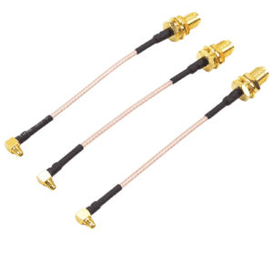 Readytosky FPV Antenna Extension Cable 90 Degrees MMCX to SMA Female Antenna Adapters
