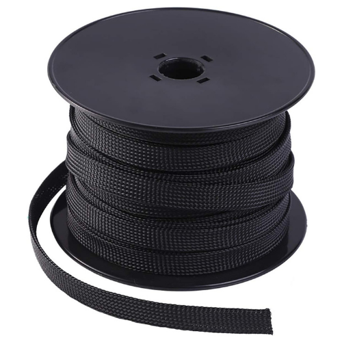SONATURE Cable Management, Cable Organizer, 10ft - 1/2 inch Wire Loom, Self-Wrap Cord Hider, Braided