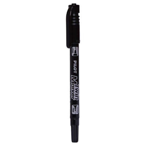 Pilot SCA-TM-B Twin Marker (Black) | UOM: Pack (12)