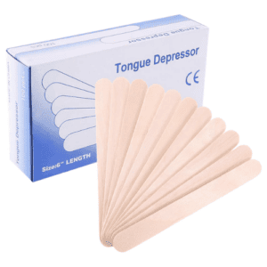100 Pieces Wooden Tongue Depressor Waxing Spatula Disposable Wooden Beauty Accessories