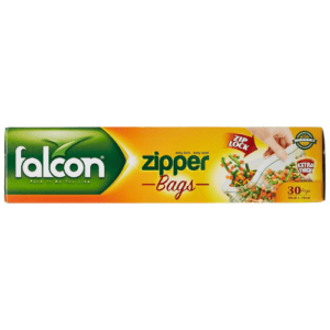 FALCON ZIPPER BAGS 30cm x40 cm 30pc