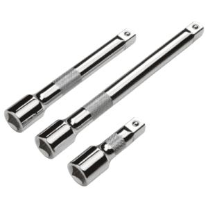 3 Piece Wobble Extension Extender Bar Set 1/2 Inch Drive Cr-V Steel Ratchet Quick Release Socket Wre
