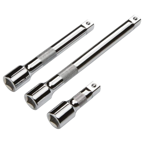 3 Piece Wobble Extension Extender Bar Set 1/2 Inch Drive Cr-V Steel Ratchet Quick Release Socket Wre