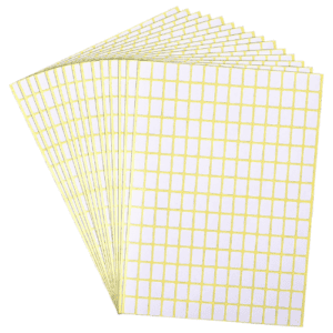 TERRIFI 2940 Pcs Matte Small White Labels Stickers, Blank Removable Price Tags Labels Stickers, Idea