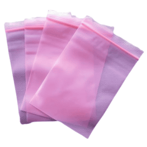 Pink ESD Bags Zip Lock SKU: B4000004 Dimensions: 102 X 152 mm
