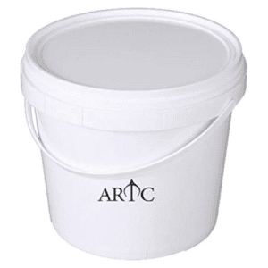 1002 ARTC Multi-Purpose plastic container Round shape white color 2Kg