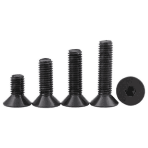 Socket Cap Screw Set M2 M2.5 M3 M4 M5 M6 M8 Flat Head Countersunk Black Alloy Steel Hex Fasteners