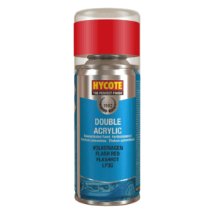 Hycote Double Acrylic Aerosol Car Spray Paint, Volkswagen - Flash Red, 150 ml