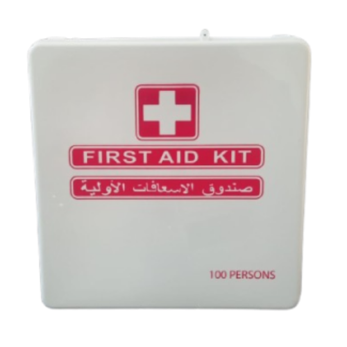 FIRST AID BOX ABS WHITE COLOUR F 100 PERSON White