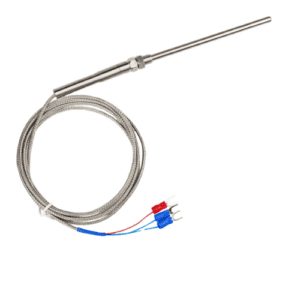 PT100 RTD Temperature Sensor Resistance Thermometer 3-Wire 400℃ Probe 5*50/100mm